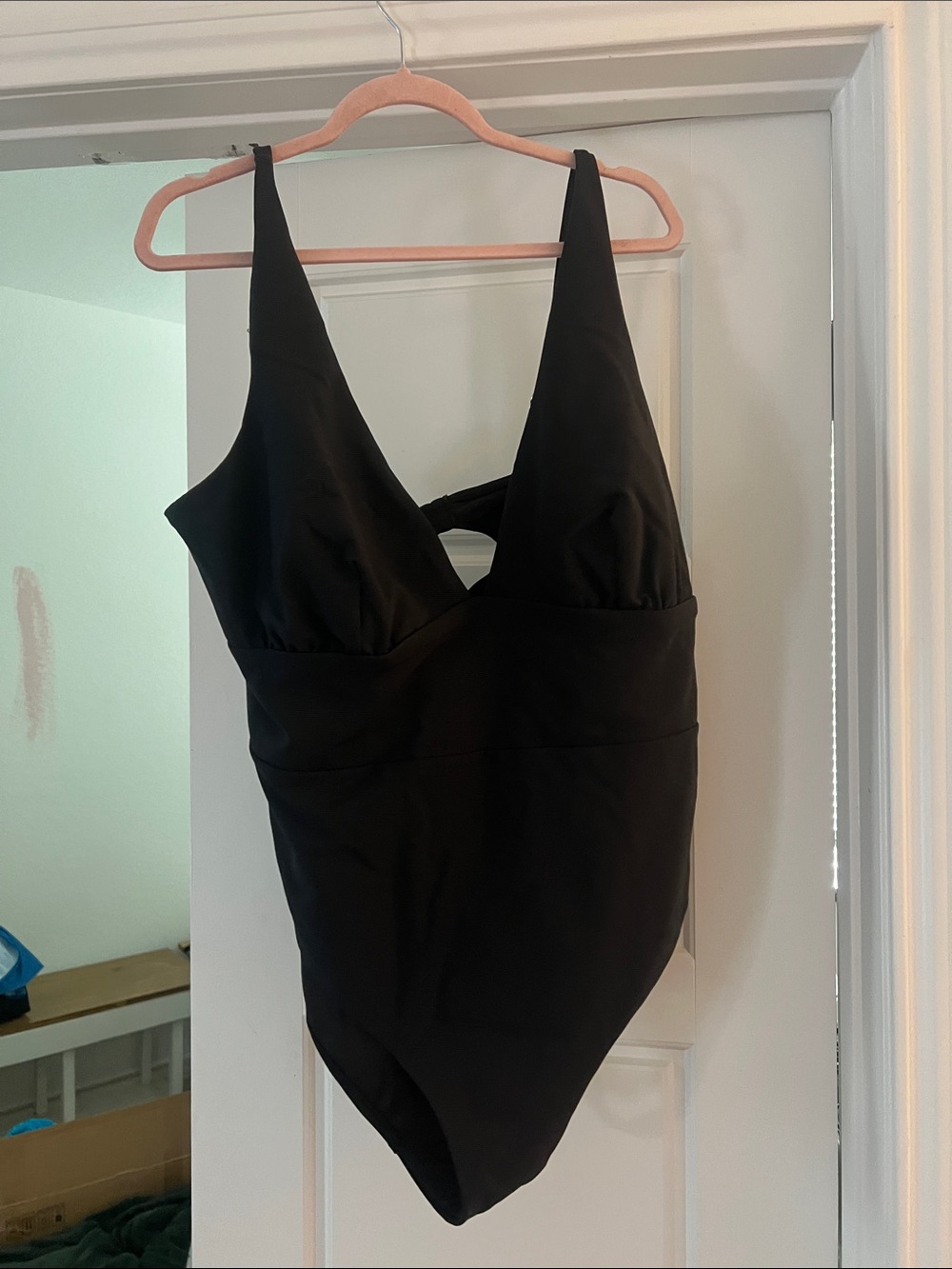 Time and Tru Black Kids One-Piece Swimsuit
